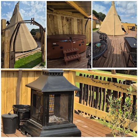 Burtree Country House, Tipi'S, Treehouse & Lodge & House Rooms With Hot Tubs In A Private Garden Thirsk Buitenkant foto